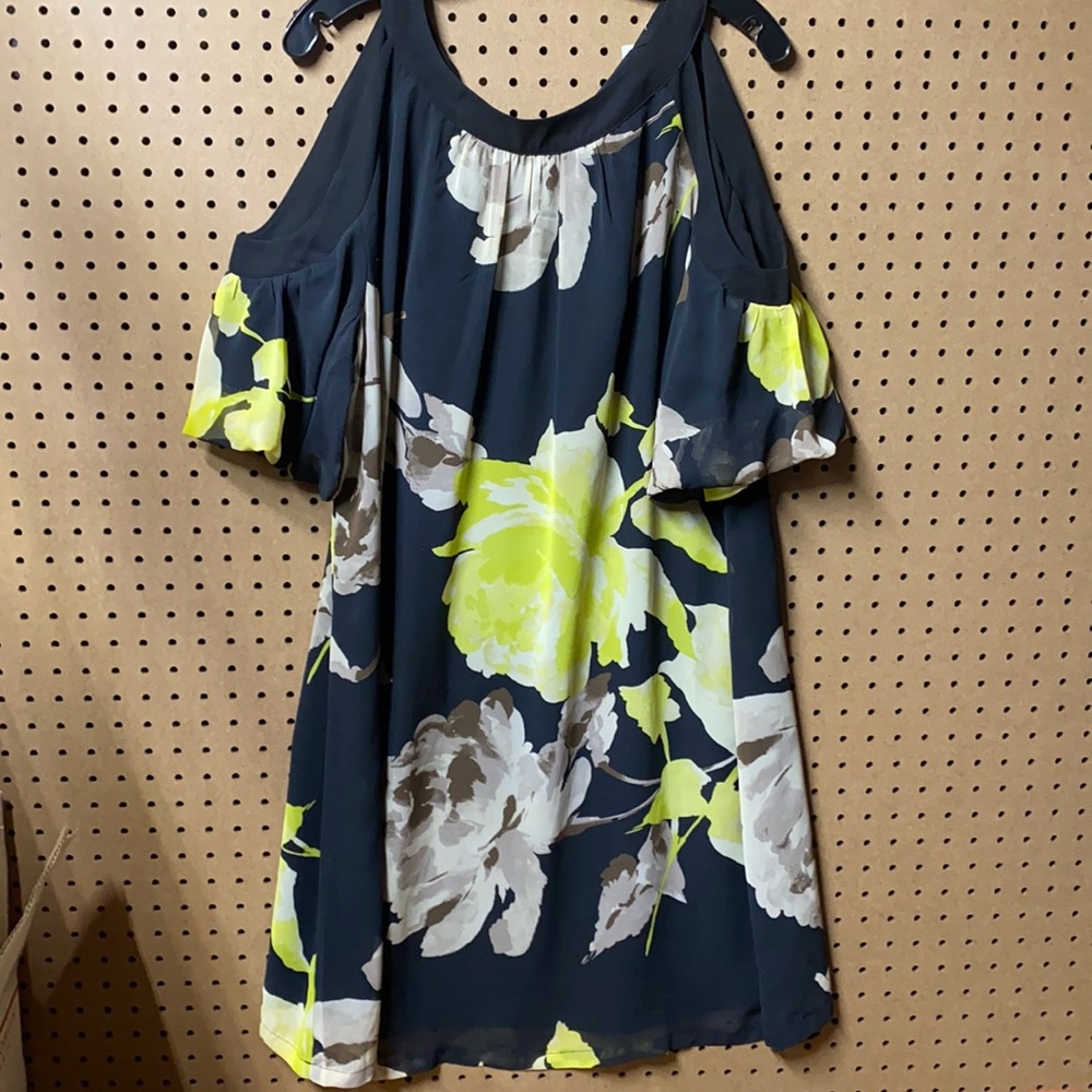 New York & Company Cold Shoulder Dress